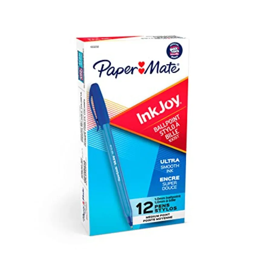 InkJoy 100ST Ballpoint Pens, 1.0mm Medium Point, Blue, Box of 12 (1951256)
InkJoy 100ST Ballpoint Pens, 1.0mm Medium Point, Blue, Box of 12 (1951256)