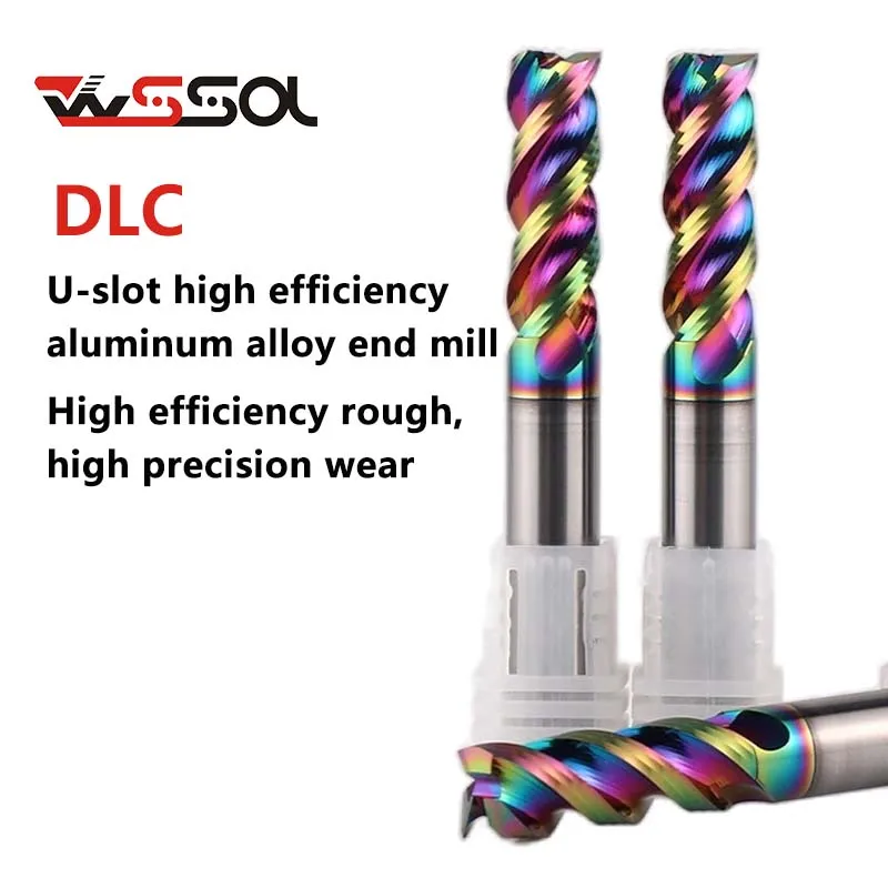 DCL carbide U-slot end milling cutter 3-slot aluminum alloy face milling cutter CNC tool
DCL carbide U-slot end milling cutter 3-slot aluminum alloy face milling cutter CNC tool