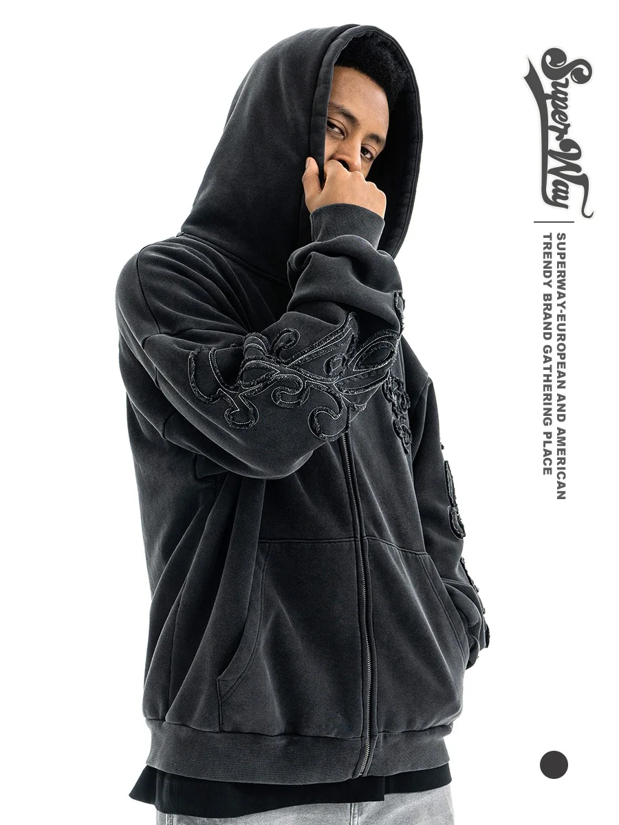 Толстовки Super Way American Street Fashion, брендовые потертые толстовки с капюшоном на флисовой подкладке в стиле ретро и вышивкой, F537 #
Толстовки Super Way American Street Fashion, брендовые потертые толстовки с капюшоном на флисовой подкладке в стиле ретро и вышивкой, F537 #