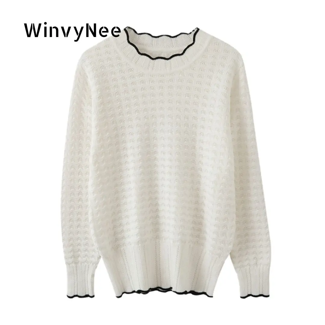 WinvyNee Spring Summer Women Pure Cotton Long Sleeve T-Shirt Floral Round Neck Pullover Knit Top Black White Casual A1532001
WinvyNee Spring Summer Women Pure Cotton Long Sleeve T-Shirt Floral Round Neck Pullover Knit Top Black White Casual A1532001