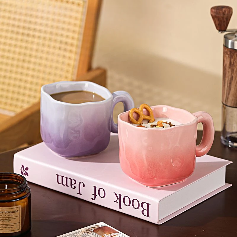 Square Coffee Cup French Style Original Ceramic Couple Coffee Tea Water Mugs Household Gradient Girl Office Mug Drinkware
Square Coffee Cup French Style Original Ceramic Couple Coffee Tea Water Mugs Household Gradient Girl Office Mug Drinkware