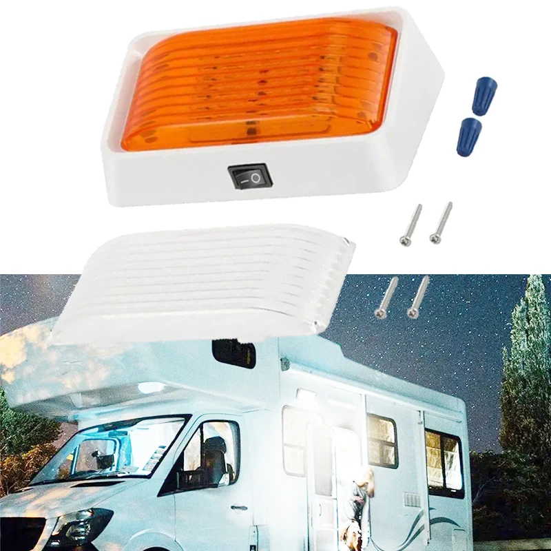 12V RV LED Awning Porch Light Waterproof Motorhome Caravan Van Camper Trailer Wall Lamps Light 6000K 8W White/warm White Led
12V RV LED Awning Porch Light Waterproof Motorhome Caravan Van Camper Trailer Wall Lamps Light 6000K 8W White/warm White Led