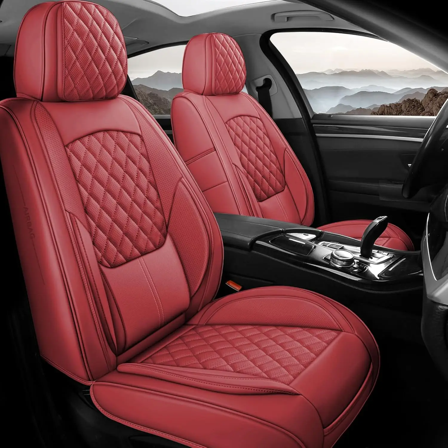 Car Seat Covers Full Set, 5 Seats Universal Waterproof Leather Vehicle Cushion for Automotive Front and Rear, Protectors Fit for
Car Seat Covers Full Set, 5 Seats Universal Waterproof Leather Vehicle Cushion for Automotive Front and Rear, Protectors Fit for