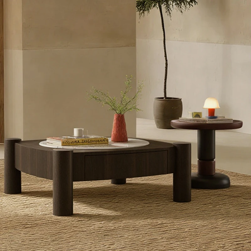 Minimalist Luxury Side Table Wood Designer Antique Simple Clear Round Coffee Table Aesthetic Unique Couchtisch Home Furniture
Minimalist Luxury Side Table Wood Designer Antique Simple Clear Round Coffee Table Aesthetic Unique Couchtisch Home Furniture