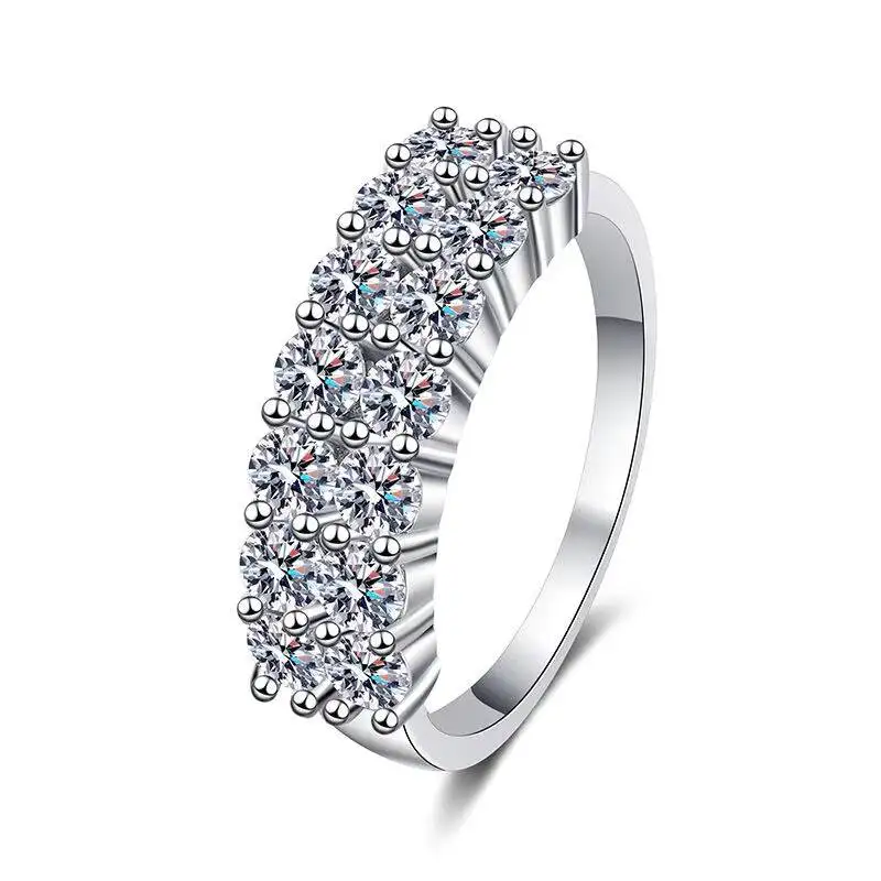 Unique Design Moissanite Women Ring White Gold Jewelry 1.4CT Diamond Moissanite 925 Sterling Silver Moissanite Wedding Ring
Unique Design Moissanite Women Ring White Gold Jewelry 1.4CT Diamond Moissanite 925 Sterling Silver Moissanite Wedding Ring