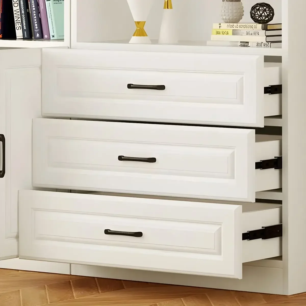 Furniture Modern Living Room Office Wooden Library Wall Bookcase with Glass Door Locker
Furniture Modern Living Room Office Wooden Library Wall Bookcase with Glass Door Locker