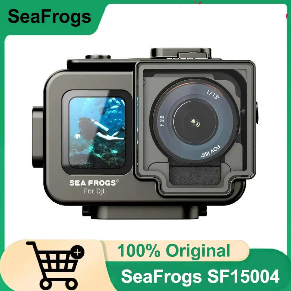 SeaFrogs SF15004 60m Aluminum Waterproof Case for Dji Omso Action 5/4
SeaFrogs SF15004 60m Aluminum Waterproof Case for Dji Omso Action 5/4