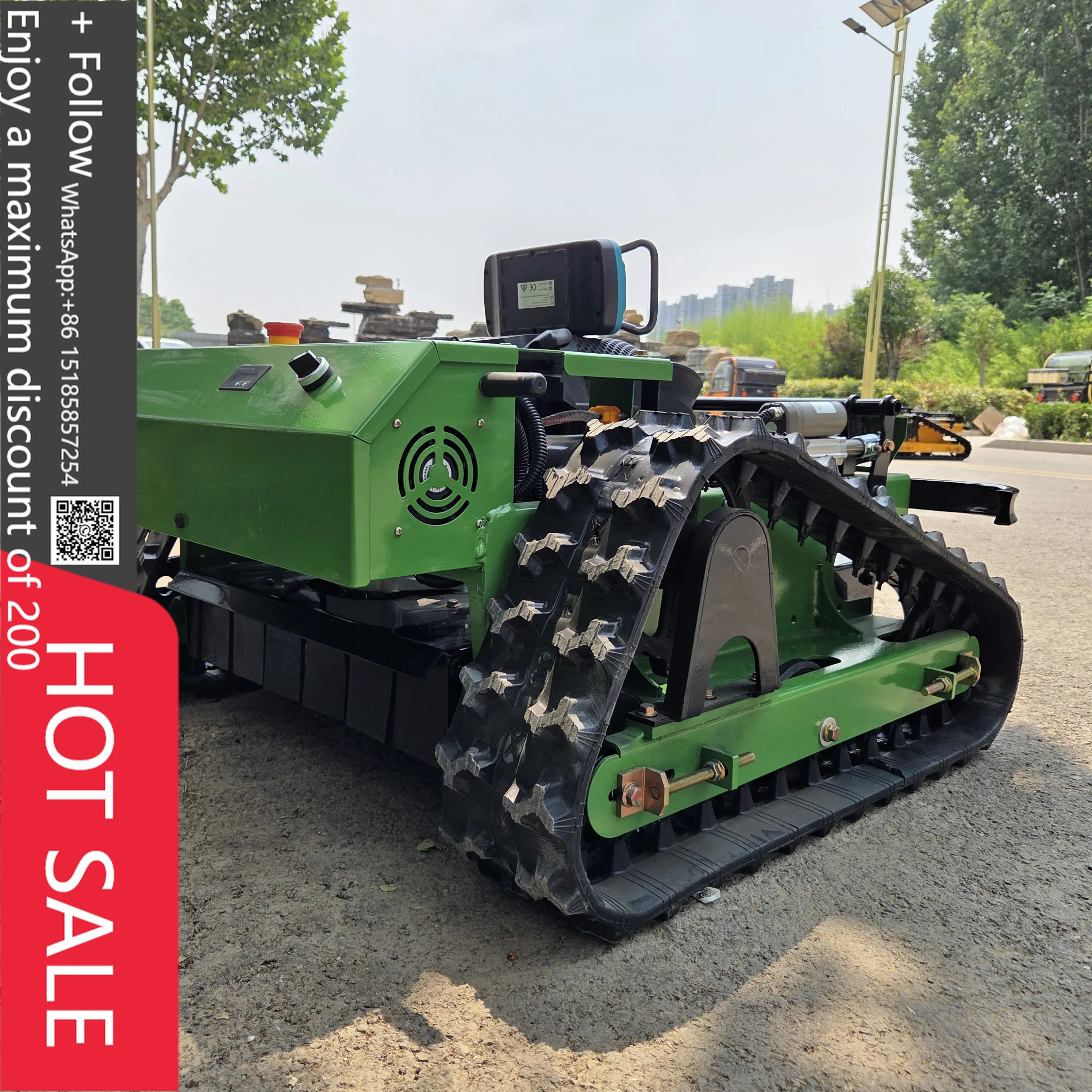 Hot sale Black Warrior intelligent remote control lawn mower Euro 5/EPA crawler high efficiency and high quality machine
Hot sale Black Warrior intelligent remote control lawn mower Euro 5/EPA crawler high efficiency and high quality machine