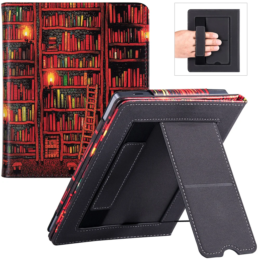 Stand Case for Onyx Boox Leaf eReader (7 inch,2021 Release) - PU Leather Protective Sleeve Cover with Hand Strap/Auto Sleep/Wak
Stand Case for Onyx Boox Leaf eReader (7 inch,2021 Release) - PU Leather Protective Sleeve Cover with Hand Strap/Auto Sleep/Wak