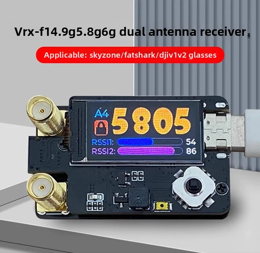 SKYZONE VRX 4.9GHz 5.8GHz 6GHz 70CH VTX FPV Receiver Module Remote Transmitter Module Compatible with Fatshark DJI V1/V2 Goggles
SKYZONE VRX 4.9GHz 5.8GHz 6GHz 70CH VTX FPV Receiver Module Remote Transmitter Module Compatible with Fatshark DJI V1/V2 Goggles