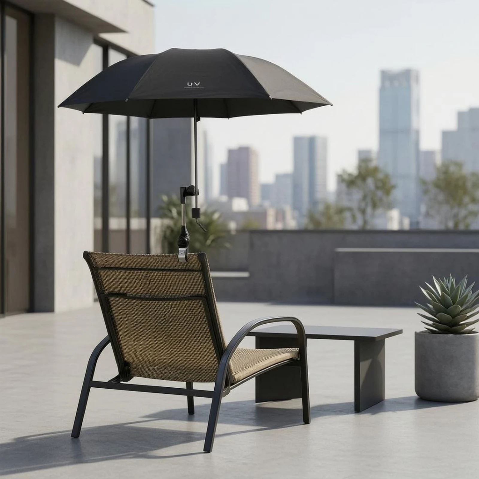 Attachable Beach Umbrella Round Canopy Beach Chair Umbrella
Attachable Beach Umbrella Round Canopy Beach Chair Umbrella