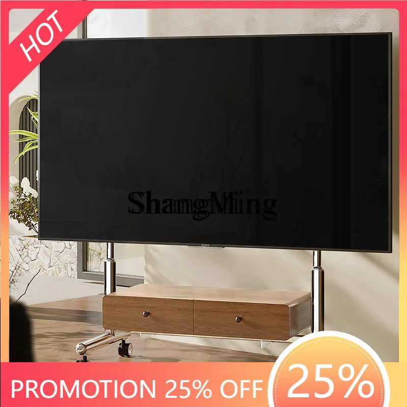 FG good-looking stainless steel TV bracket removable floor cart solid wood TV cabinet
FG good-looking stainless steel TV bracket removable floor cart solid wood TV cabinet