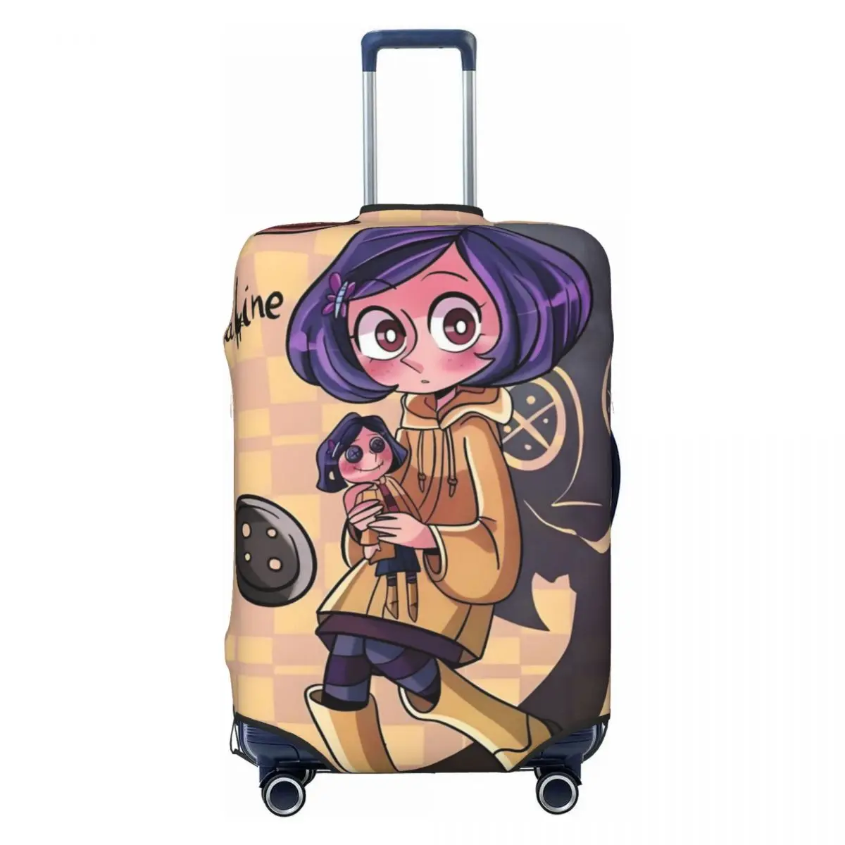 Custom Coraline Horor Cartoon Luggage Cover Elastic Travel Suitcase Protective Covers Suit For 18-32 inch
Custom Coraline Horor Cartoon Luggage Cover Elastic Travel Suitcase Protective Covers Suit For 18-32 inch