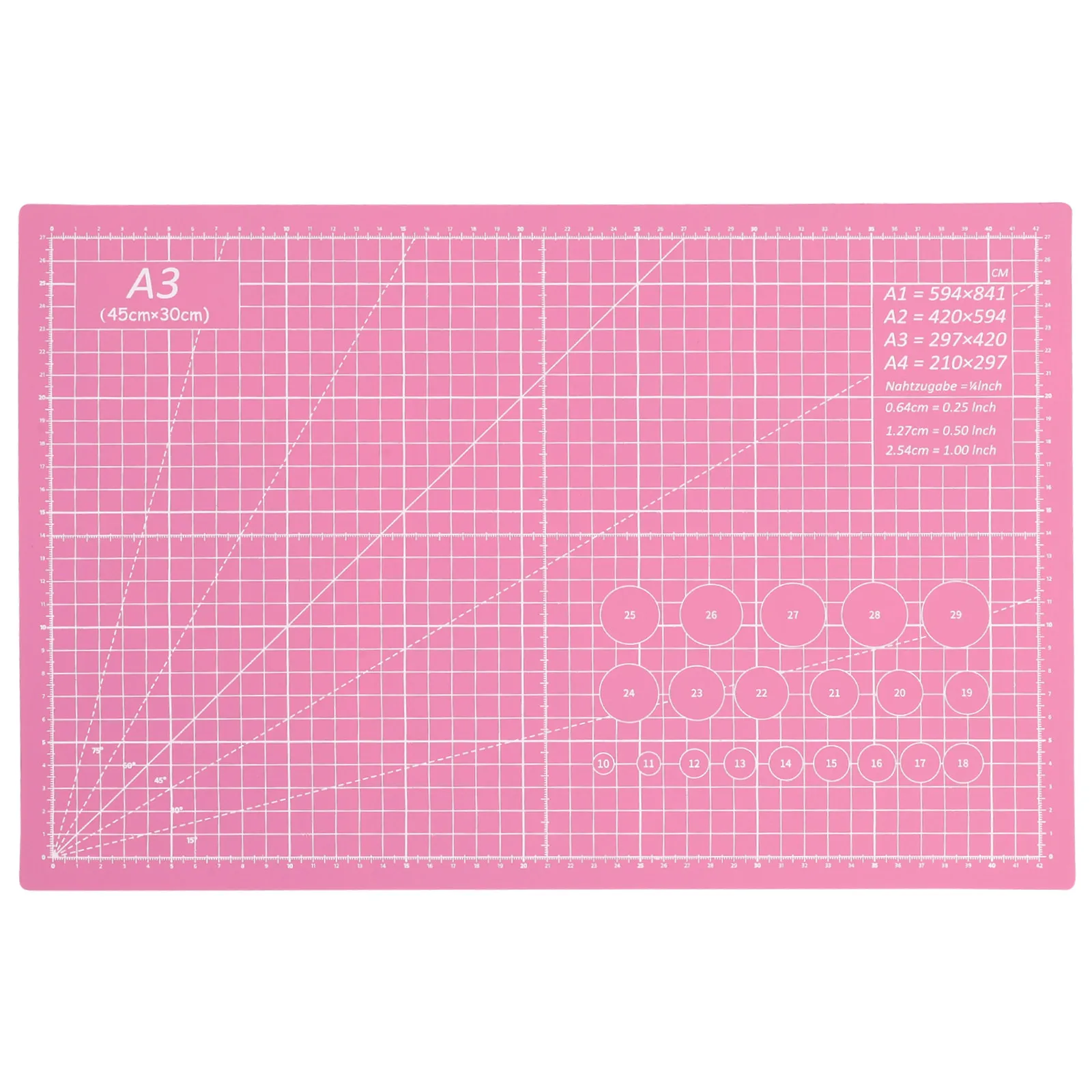 1pc A3 Size Self-Healing Pad Durable Pvc Material For Sewing Quilting Scrapbooking Cutting Craft Projects Non-Slip
1pc A3 Size Self-Healing Pad Durable Pvc Material For Sewing Quilting Scrapbooking Cutting Craft Projects Non-Slip