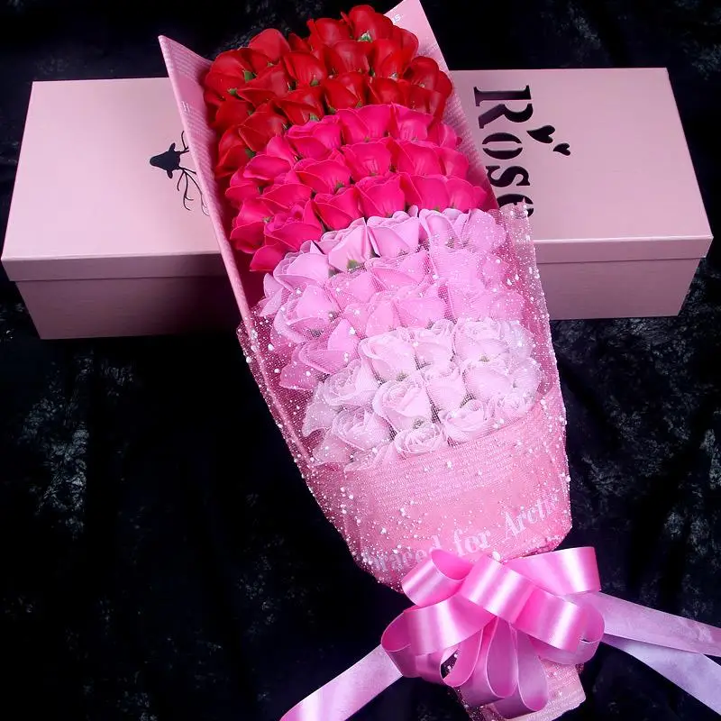 Valentine's Day Gift 99 Roses Soap Flower Bouquet Creative Present for Girlfriend Wife Best Friend Mother Soap Flower Gift Box
Valentine's Day Gift 99 Roses Soap Flower Bouquet Creative Present for Girlfriend Wife Best Friend Mother Soap Flower Gift Box