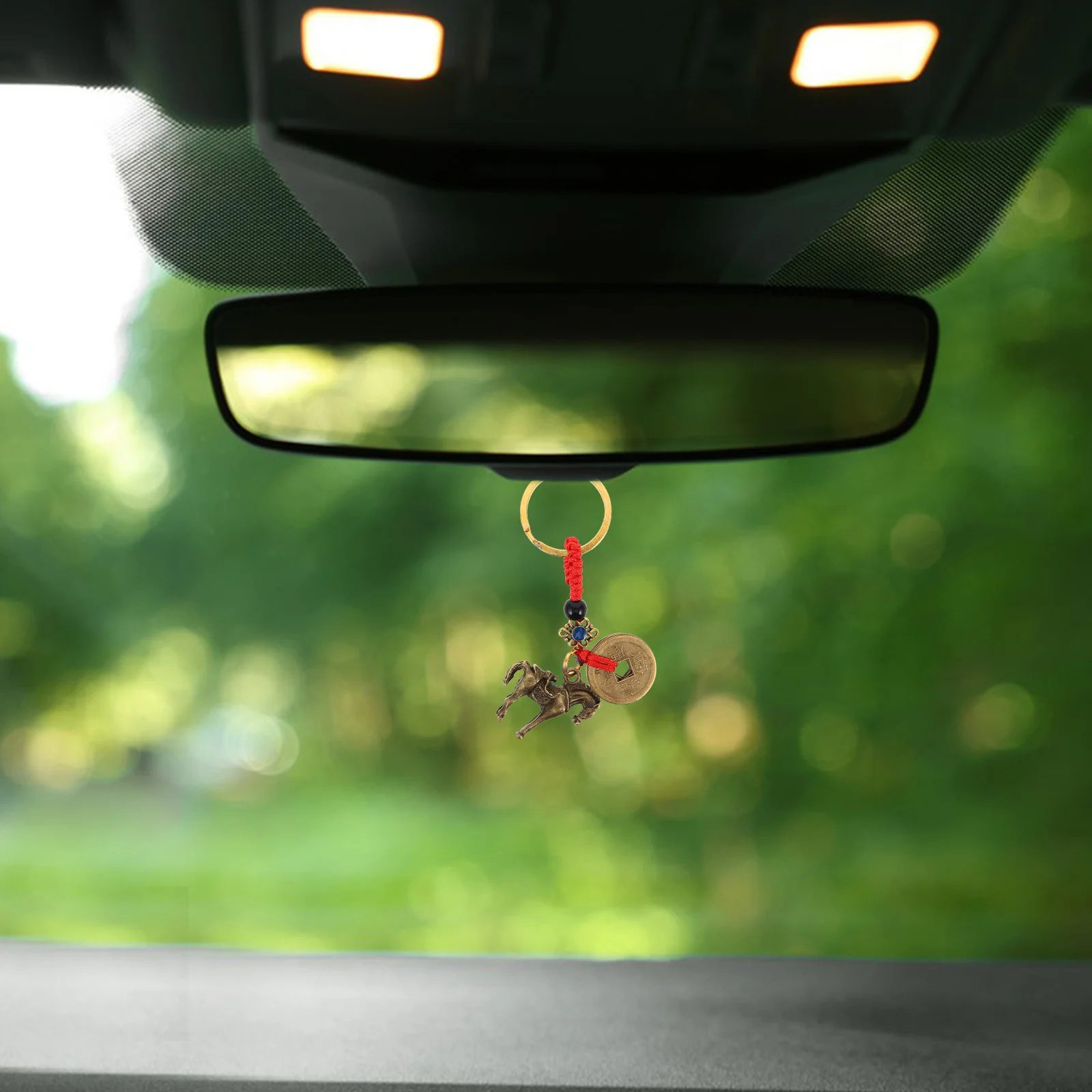 Brass Car Pendant Attracting Zodiac Charm Rearview Mirror Hanging Feng Shui Lucky Car Decor Coin Protection
Brass Car Pendant Attracting Zodiac Charm Rearview Mirror Hanging Feng Shui Lucky Car Decor Coin Protection