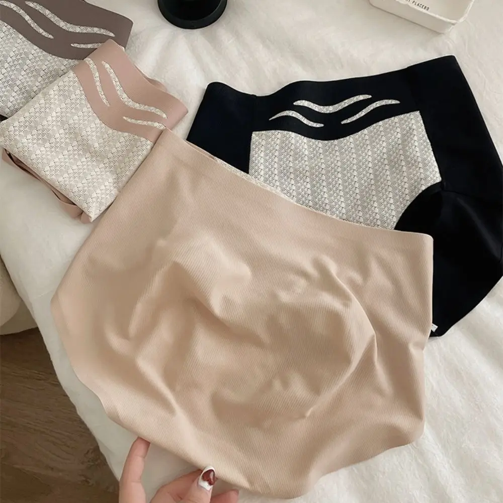 Fashion High Waist Ice Silk Panties Cotton Crotch Tummy Control Seamless Briefs Lingerie Butt Lifter Underpants Daily
Fashion High Waist Ice Silk Panties Cotton Crotch Tummy Control Seamless Briefs Lingerie Butt Lifter Underpants Daily