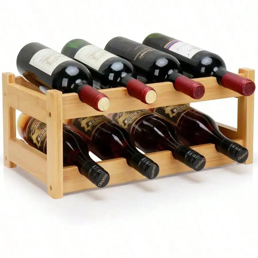 Wine Rack, 3 - Tier 12 Bottles Wine Storage Cabinet Shelf, Easy - Assembly Freestanding Wine Racks Countertop Kitchen Pantry Din
Wine Rack, 3 - Tier 12 Bottles Wine Storage Cabinet Shelf, Easy - Assembly Freestanding Wine Racks Countertop Kitchen Pantry Din