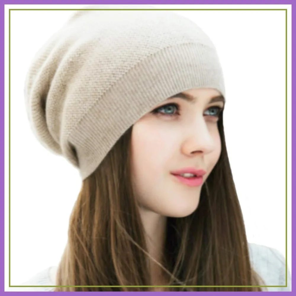 100% Cashmere Beanie for Women in Gift Box, Oversized Women Beanie Hat
100% Cashmere Beanie for Women in Gift Box, Oversized Women Beanie Hat