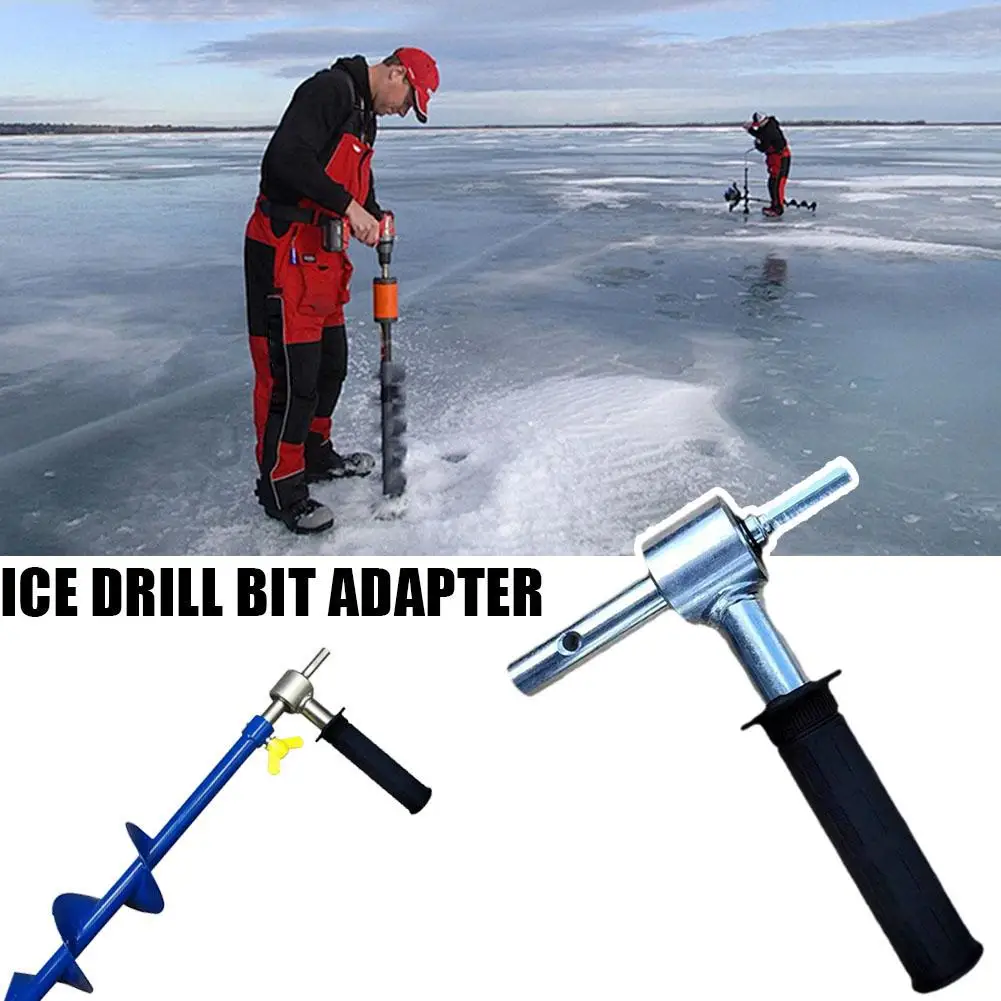 1pcs Ice Drill Bit Adapter Portable Drill Conversor For Outdoor Activities Ice Fishing Camping Fixation of Canopies 
1pcs Ice Drill Bit Adapter Portable Drill Conversor For Outdoor Activities Ice Fishing Camping Fixation of Canopies