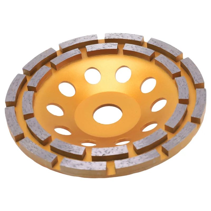4Pcs 150Mm 7 Inch Diamond 2 Row Segment Grinding Wheel Sanding Disc Sander Grinder Cup Abrasive Tools 22Mm Hole-A73I
4Pcs 150Mm 7 Inch Diamond 2 Row Segment Grinding Wheel Sanding Disc Sander Grinder Cup Abrasive Tools 22Mm Hole-A73I