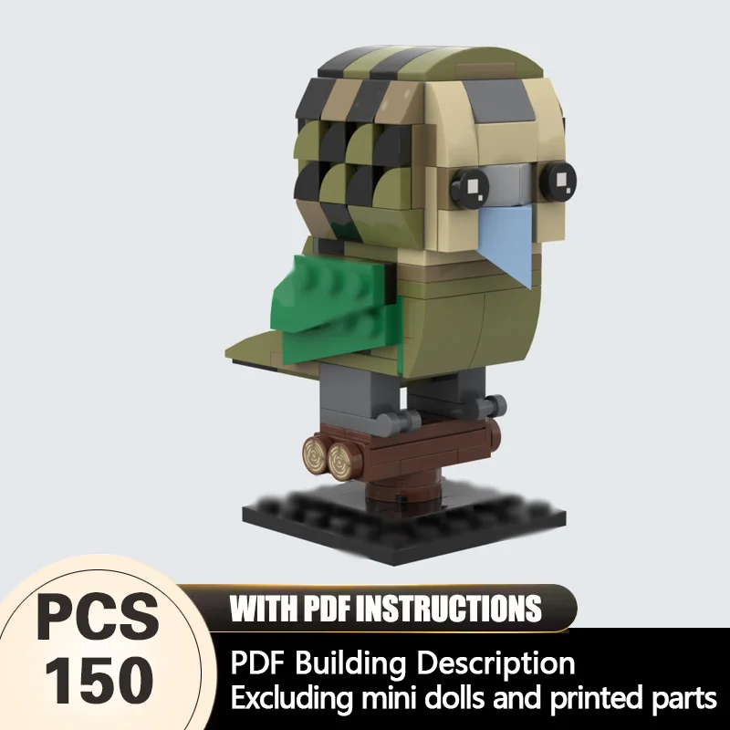 Creators Animal Series Model MOC Building Bricks Nocturnal Parrot Modular Technology Gifts Holiday Assemble Children Toys Suit
Creators Animal Series Model MOC Building Bricks Nocturnal Parrot Modular Technology Gifts Holiday Assemble Children Toys Suit