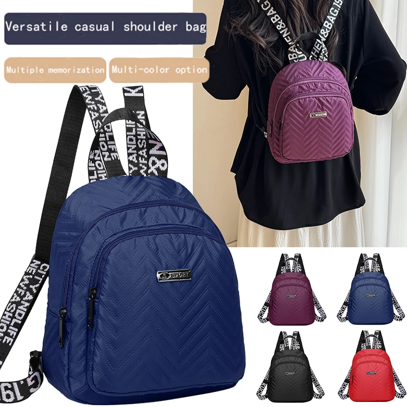 Stylish Quilted Backpack for Daily Use Multi-color Printed-strap Lightweight Versatile Casual Functional Shoulder Bag
Stylish Quilted Backpack for Daily Use Multi-color Printed-strap Lightweight Versatile Casual Functional Shoulder Bag