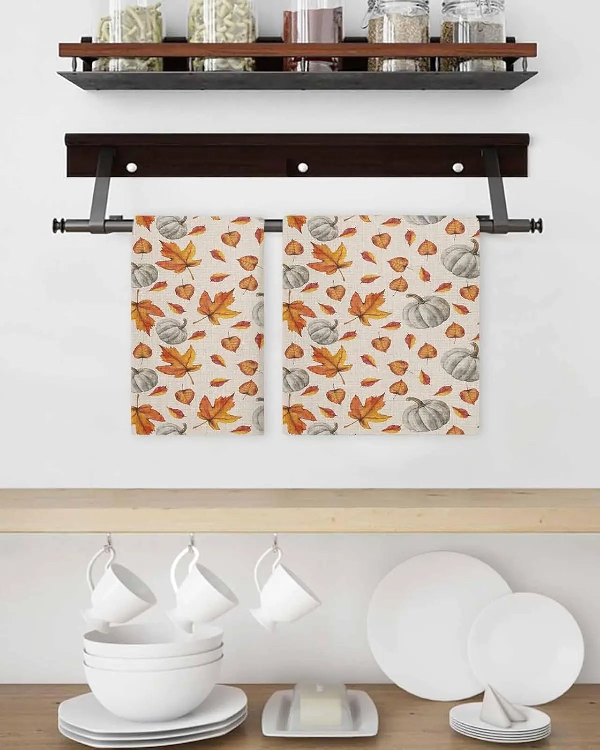 Осенняя тыква на День Благодарения, оранжевые кленовые листья, кухонные полотенца, чистящие средства, быстросохнущие полотенца для рук, набор украшений для дома
Осенняя тыква на День Благодарения, оранжевые кленовые листья, кухонные полотенца, чистящие средства, быстросохнущие полотенца для рук, набор украшений для дома