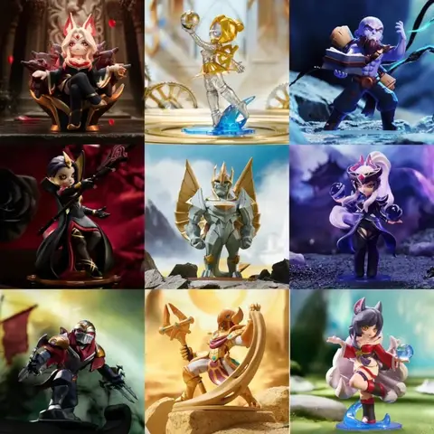 POP MART League of Legends Mid Road Showdown Series Blind Box Toys Ornament Creative Surprise Collection Gift Mysterious Box