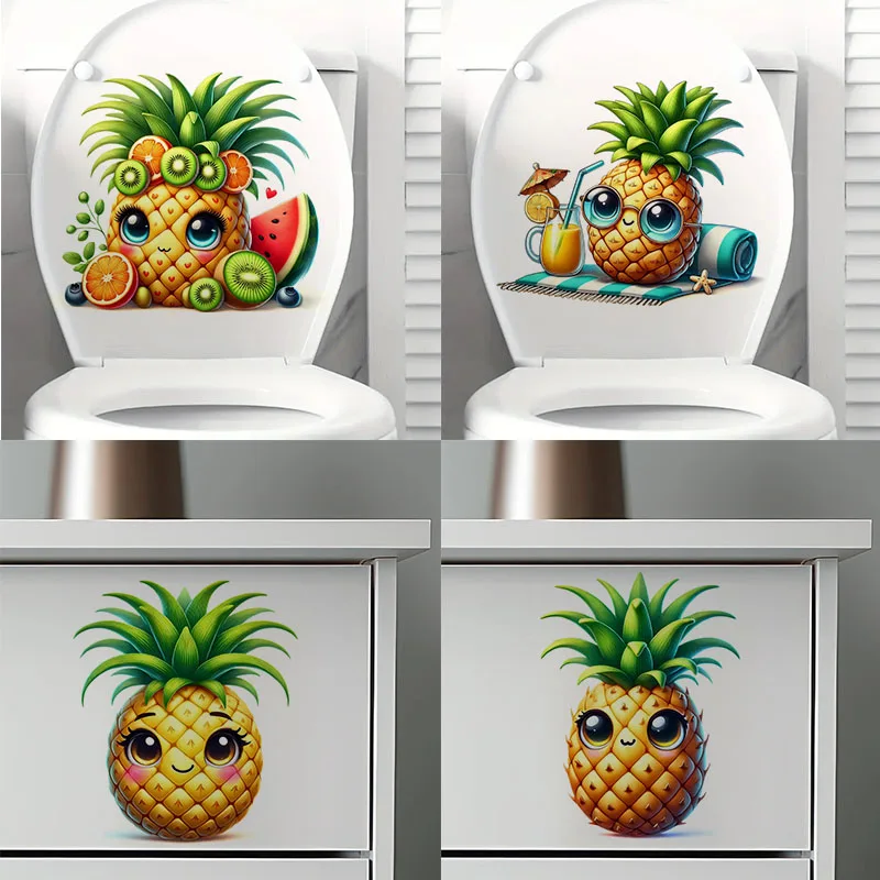 Cute Pineapple Toilet Stickers Decoration for Living Room, Wall, Bedroom, and Home Decor Car Decals Self-Adhesive
Cute Pineapple Toilet Stickers Decoration for Living Room, Wall, Bedroom, and Home Decor Car Decals Self-Adhesive