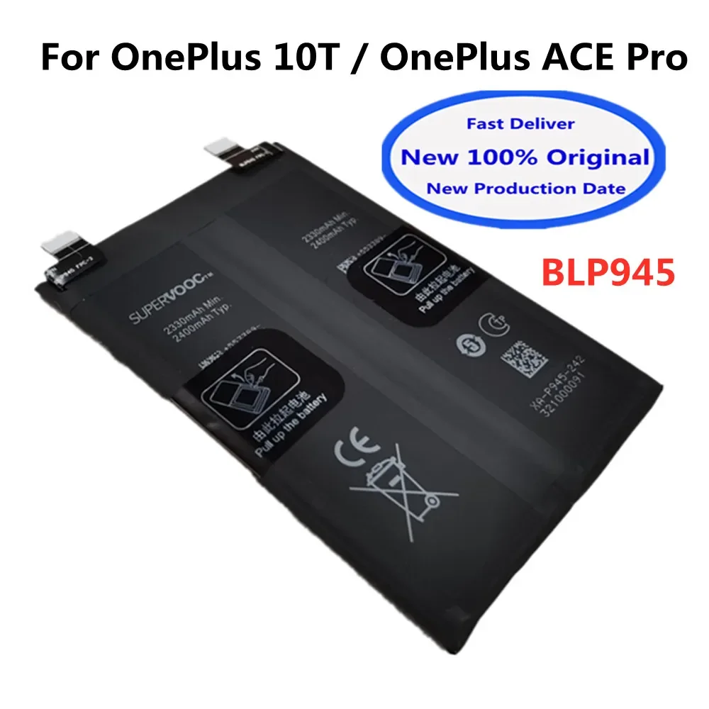 2x2400mAh BLP945 Original Battery For 1+ OnePlus 10T CPH2413, CPH2415 CPH2417 CPH2419 One Plus ACE Pro PGP110 Phone Batteries
2x2400mAh BLP945 Original Battery For 1+ OnePlus 10T CPH2413, CPH2415 CPH2417 CPH2419 One Plus ACE Pro PGP110 Phone Batteries
