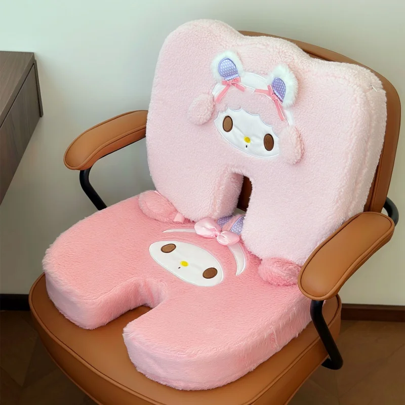 Мягкая утолщенная подушка из пены с эффектом памяти Sanrio для офисного стула My Melody My Sweet Piano, подушка для автомобильного сиденья, моющаяся
Мягкая утолщенная подушка из пены с эффектом памяти Sanrio для офисного стула My Melody My Sweet Piano, подушка для автомобильного сиденья, моющаяся
