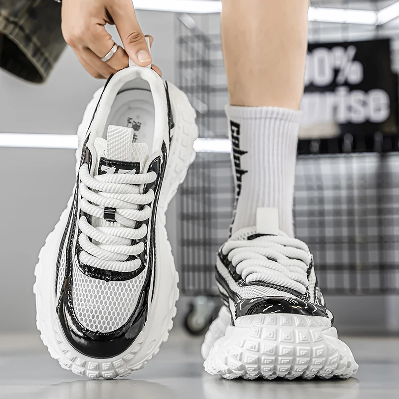 Мужские кроссовки на сетчатой дышащей платформе, мужские кроссовки, уличные износостойкие прогулочные кроссовки для мужчин, Zapatos De Hombre
Мужские кроссовки на сетчатой дышащей платформе, мужские кроссовки, уличные износостойкие прогулочные кроссовки для мужчин, Zapatos De Hombre