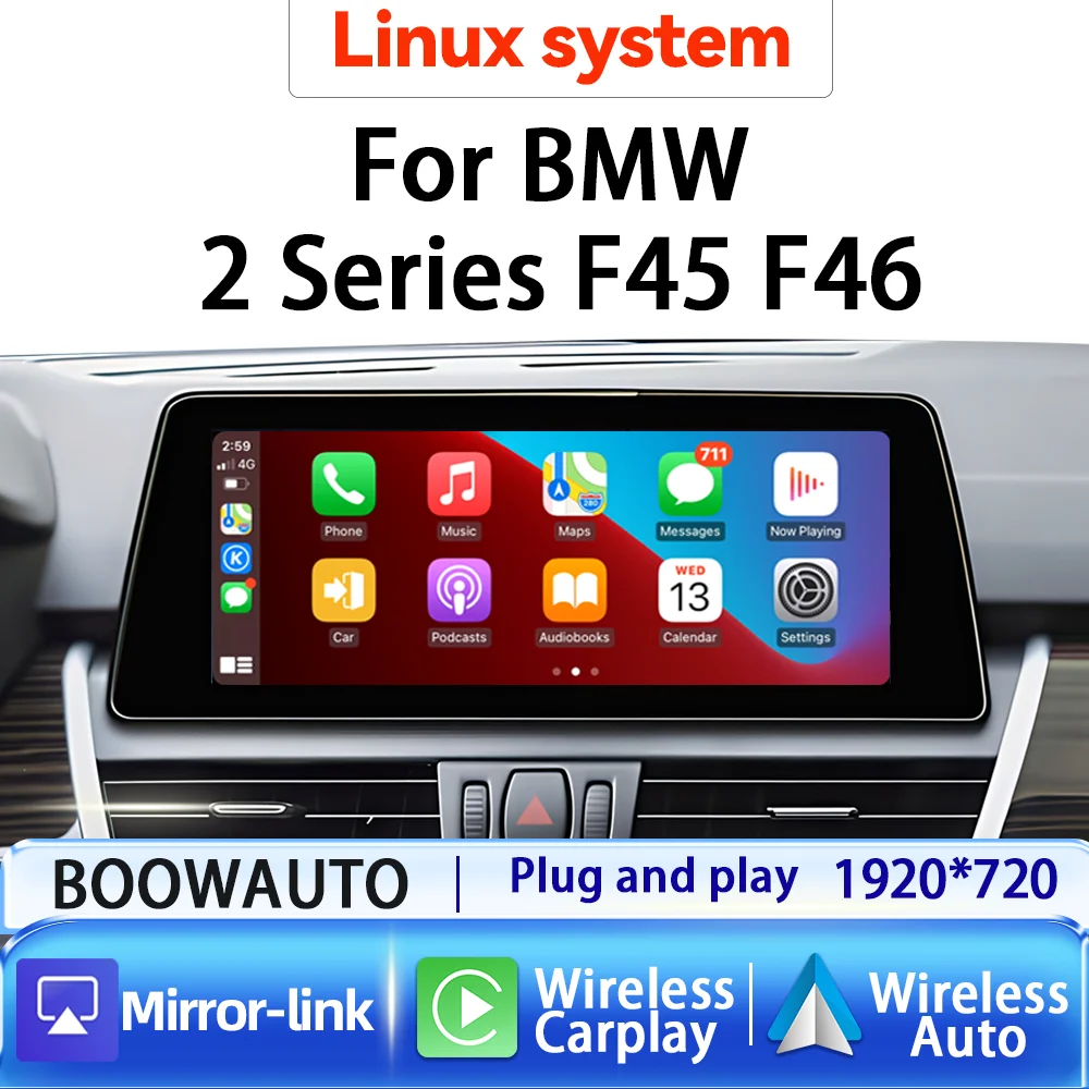 Linux Syste Multimedia Player For BMW 2 serie F45 F46 NBT EVO Wireless Carplay Car Play Video Touch Screen Android Auto Monitor
Linux Syste Multimedia Player For BMW 2 serie F45 F46 NBT EVO Wireless Carplay Car Play Video Touch Screen Android Auto Monitor