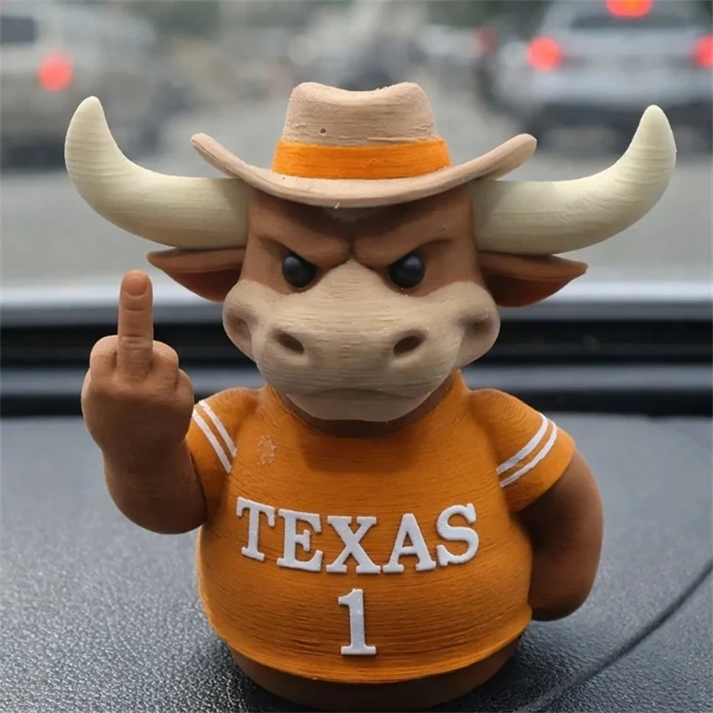 Texas Bull Middle Finger Duck Figurine Funny Novelty Ornament For Home Table Decor Desk Gift For Men Couples Holidays Party
Texas Bull Middle Finger Duck Figurine Funny Novelty Ornament For Home Table Decor Desk Gift For Men Couples Holidays Party