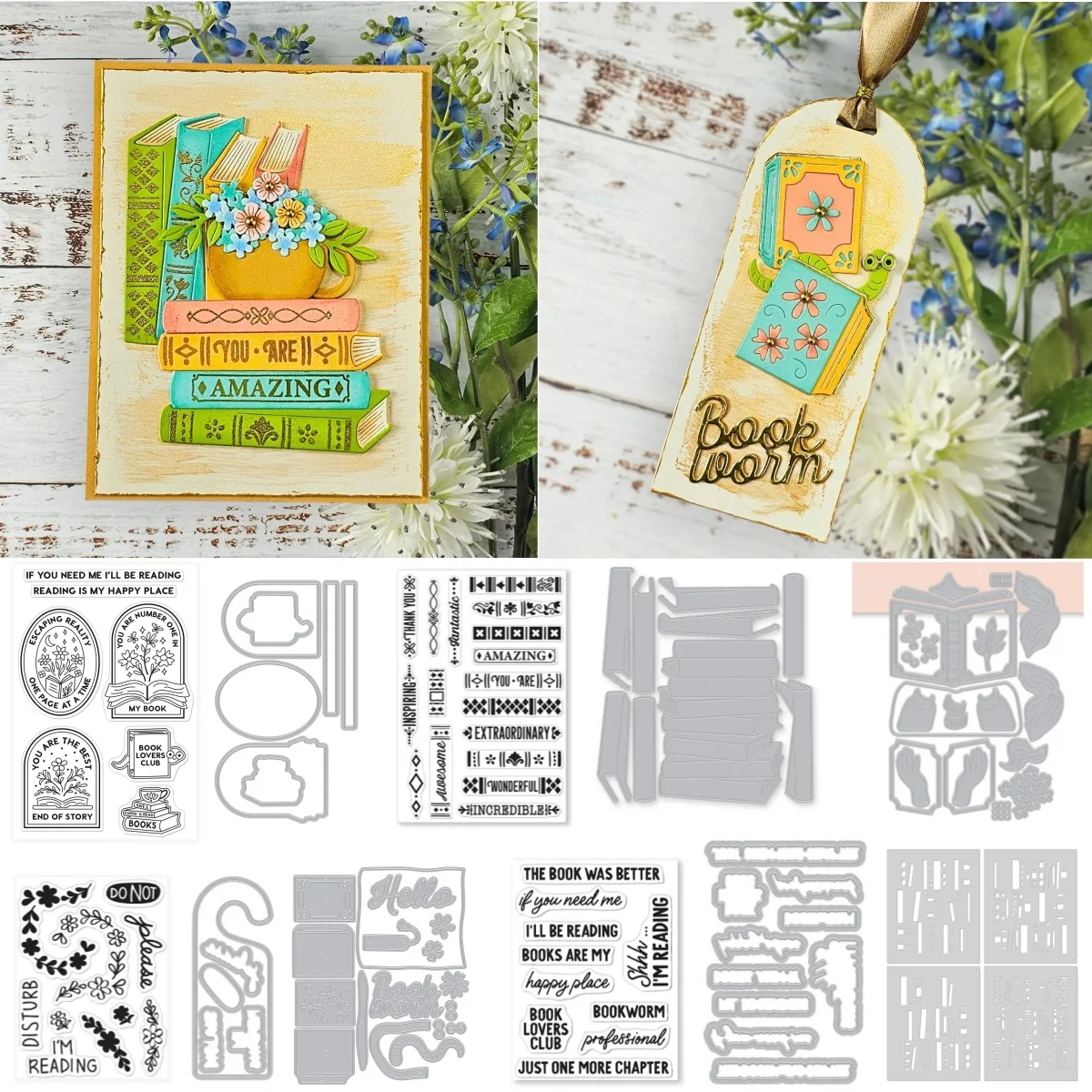 On the Shelf Book Bag Metal Cutting Dies Clear Stamps Stencil For DIY Making Card Scrapbook Embossed Paper Album Craft Supplies
On the Shelf Book Bag Metal Cutting Dies Clear Stamps Stencil For DIY Making Card Scrapbook Embossed Paper Album Craft Supplies