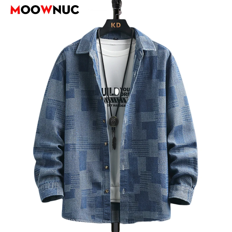 Мужская повседневная блузка, модные рубашки, весенне-осенняя уличная одежда в корейском стиле, мужская одежда, рубашка для мужчин
Мужская повседневная блузка, модные рубашки, весенне-осенняя уличная одежда в корейском стиле, мужская одежда, рубашка для мужчин