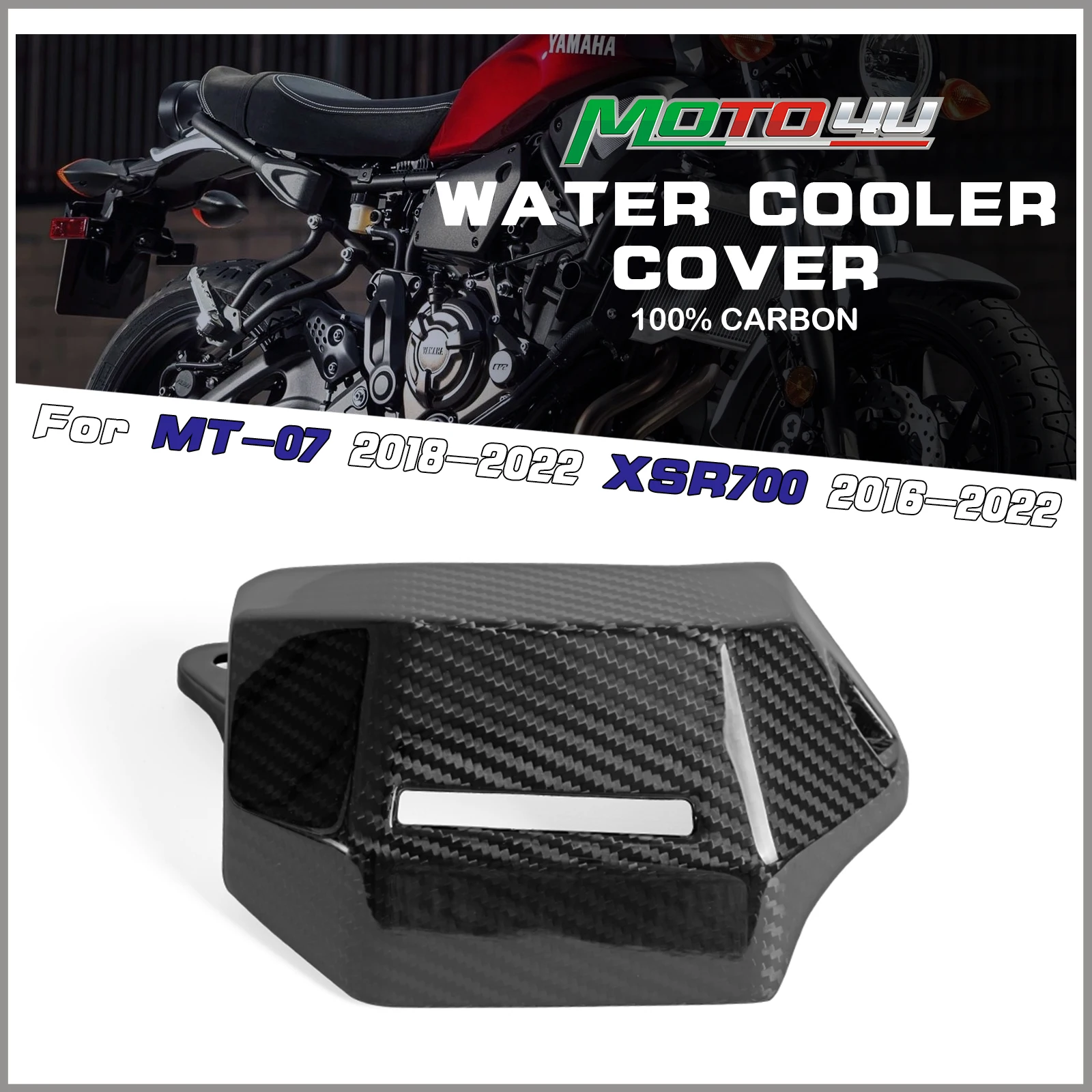 For YAMAHA XSR700 XSR 700 100% Carbon Fiber Water Cooler Cover Radiator Water Coolant Case Cover Fairing Cowling
For YAMAHA XSR700 XSR 700 100% Carbon Fiber Water Cooler Cover Radiator Water Coolant Case Cover Fairing Cowling