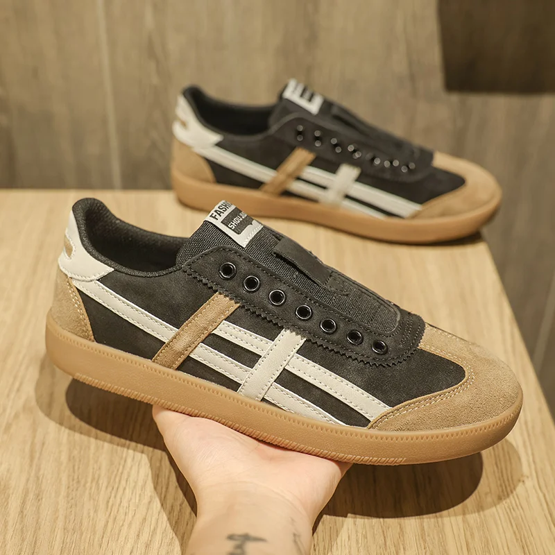 Genuine Leather Men Shoes Flat Casual Fashion Retro Training Shoes Outdoor Comfortable Athletics Sport Shoes Male Sneakers
Genuine Leather Men Shoes Flat Casual Fashion Retro Training Shoes Outdoor Comfortable Athletics Sport Shoes Male Sneakers
