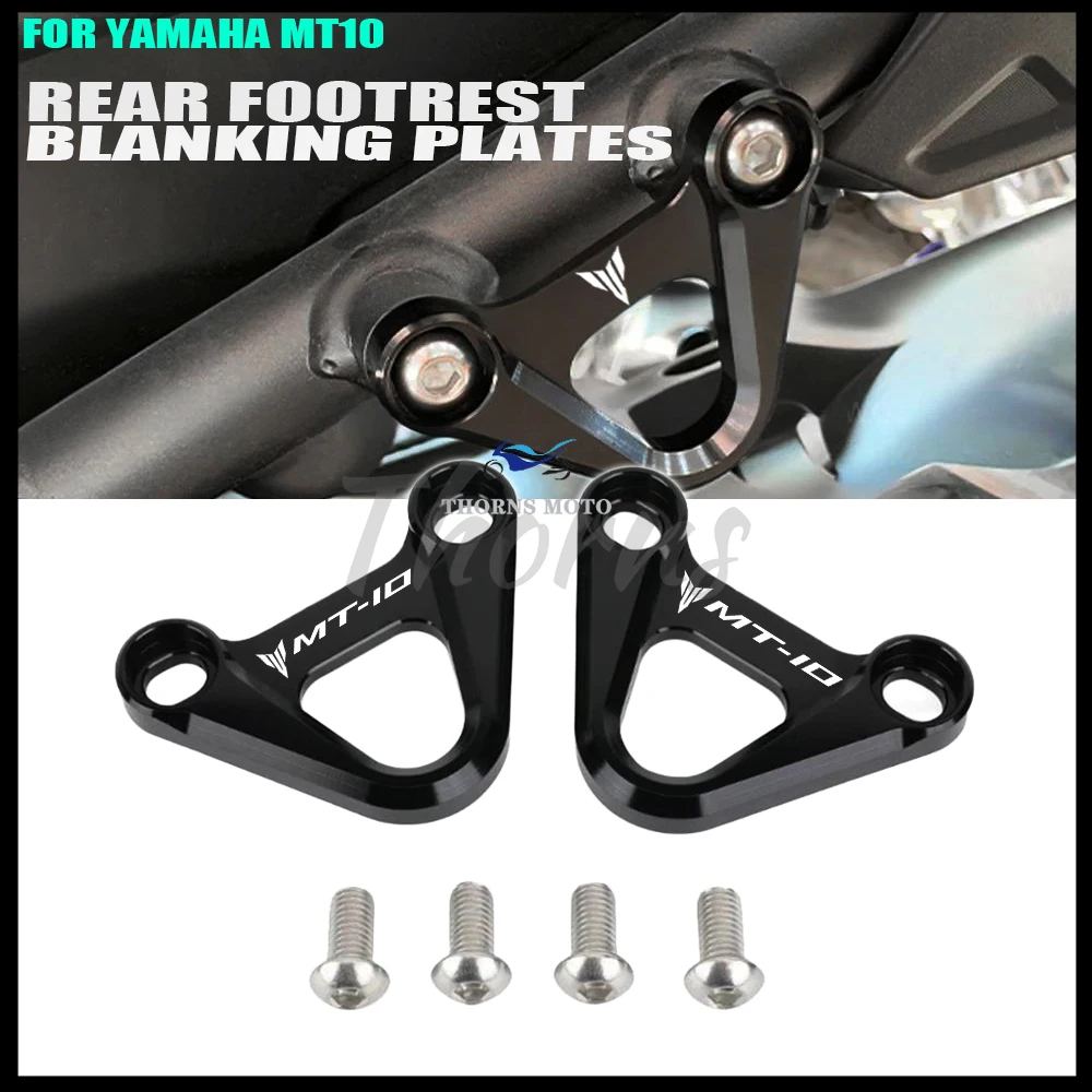 CNC Rear Footrest Passenger Foot Peg Blanking Plate For YAMAHA MT-10 MT10 FZ10 FZ-10 2016-2024 MT 10 Accessories
CNC Rear Footrest Passenger Foot Peg Blanking Plate For YAMAHA MT-10 MT10 FZ10 FZ-10 2016-2024 MT 10 Accessories