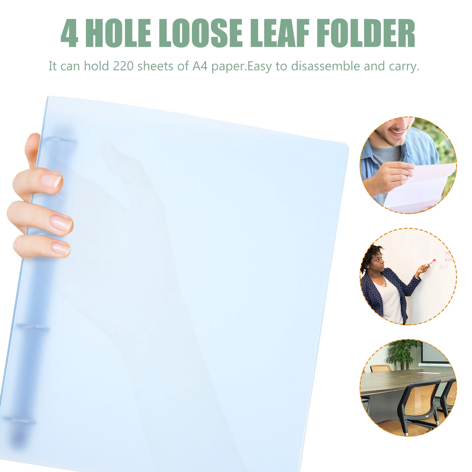 3pcs A4 File Organizers Plastic Document Folders Presentation Folder Clear Testing Paper Organizers For Teachers Office 
3pcs A4 File Organizers Plastic Document Folders Presentation Folder Clear Testing Paper Organizers For Teachers Office