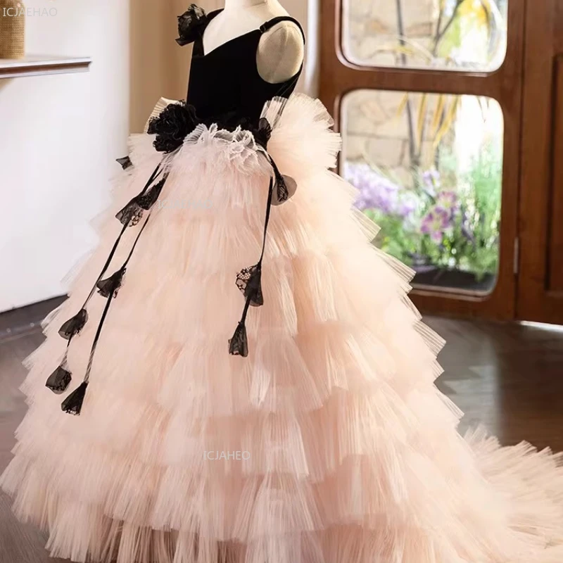 2026 Girls Flower Girl Wedding Dress Kids Birthday Host Princess Gown Celebration Evening Clothes Piano Performance Formal Party
2026 Girls Flower Girl Wedding Dress Kids Birthday Host Princess Gown Celebration Evening Clothes Piano Performance Formal Party