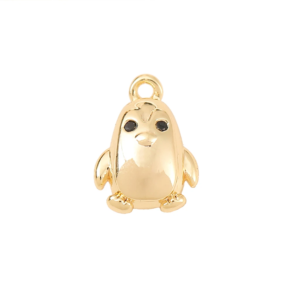 Factory Wholesale Gold Color Brass And Zircon Penguin Charms Pendant Necklace And Bracelet Earring Diy Jewelry Accessories Parts
Factory Wholesale Gold Color Brass And Zircon Penguin Charms Pendant Necklace And Bracelet Earring Diy Jewelry Accessories Parts