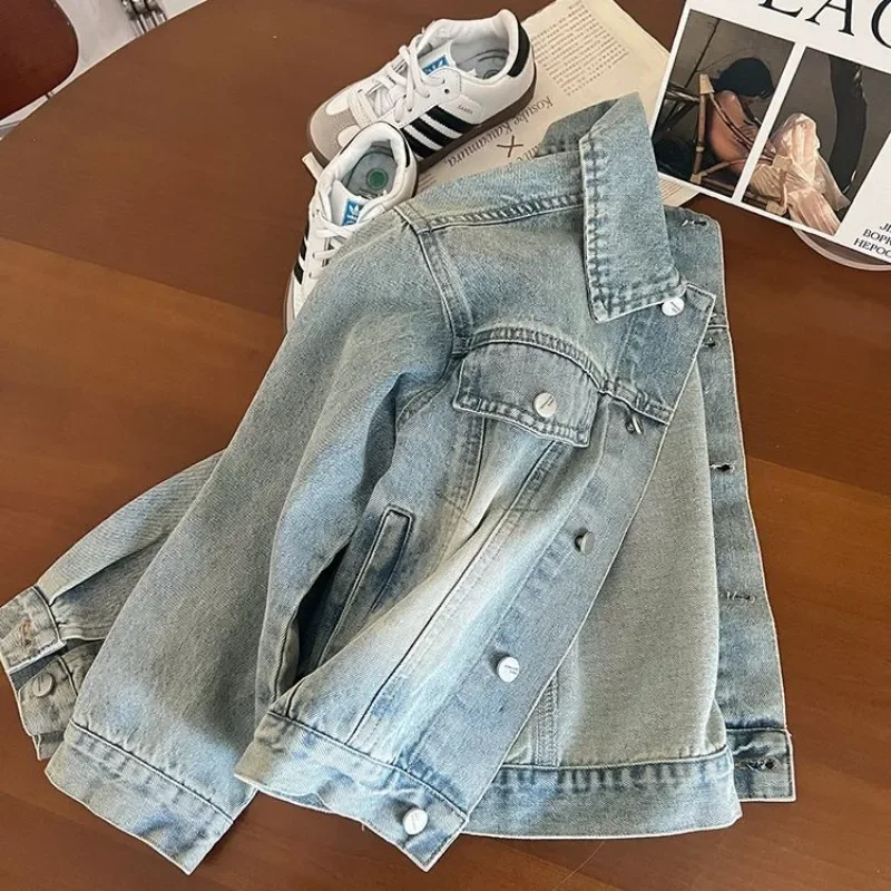 Spring Autumn Boys Denim Jacket Fashionable Retro Casual Coat for Children Trendy Outerwear for Kids 90-150CM
Spring Autumn Boys Denim Jacket Fashionable Retro Casual Coat for Children Trendy Outerwear for Kids 90-150CM