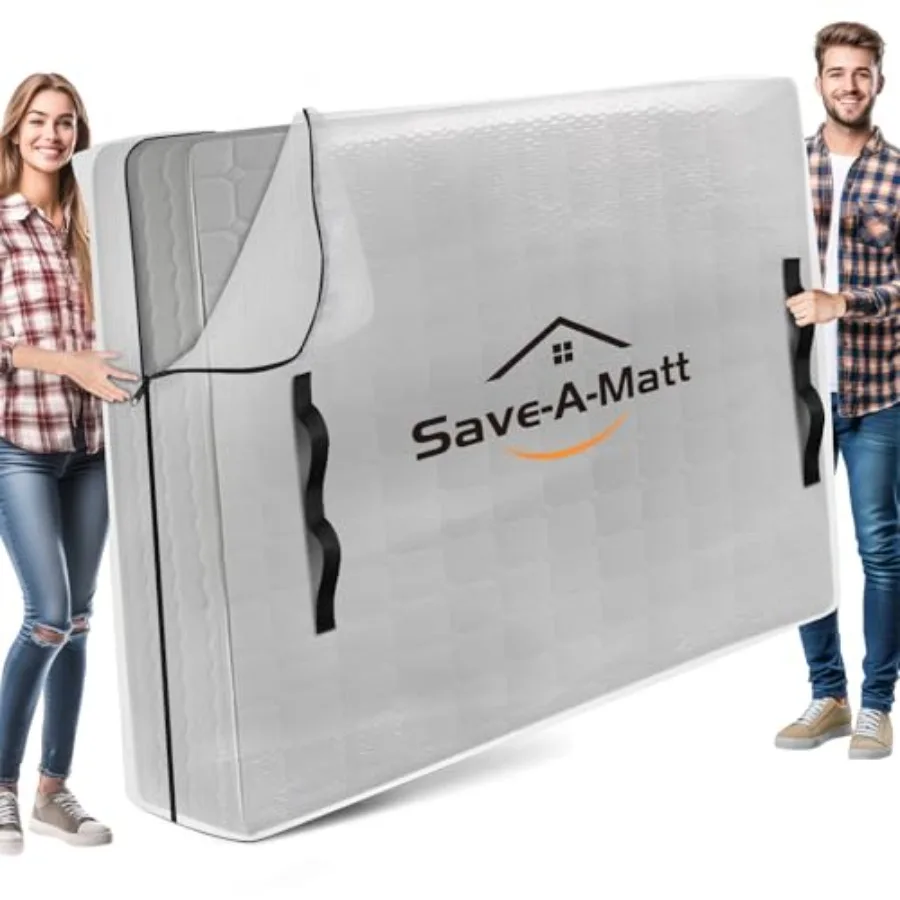 Mattress Bag for Moving and Storage Extra Thick Mattress Cover with Heavy Duty Handles and Premium Zippers Waterproof Mattress
Mattress Bag for Moving and Storage Extra Thick Mattress Cover with Heavy Duty Handles and Premium Zippers Waterproof Mattress