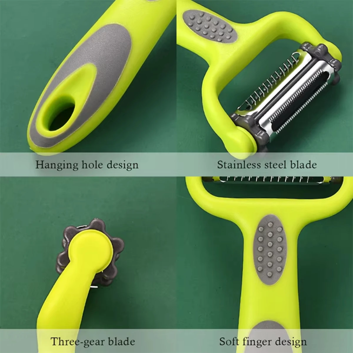 3 In 1 Carrot Potato Slicer Kitchen Multifunction Grater Peeler Rotary Peeler Fruit Vegetables Cabbage Graters Salad
3 In 1 Carrot Potato Slicer Kitchen Multifunction Grater Peeler Rotary Peeler Fruit Vegetables Cabbage Graters Salad