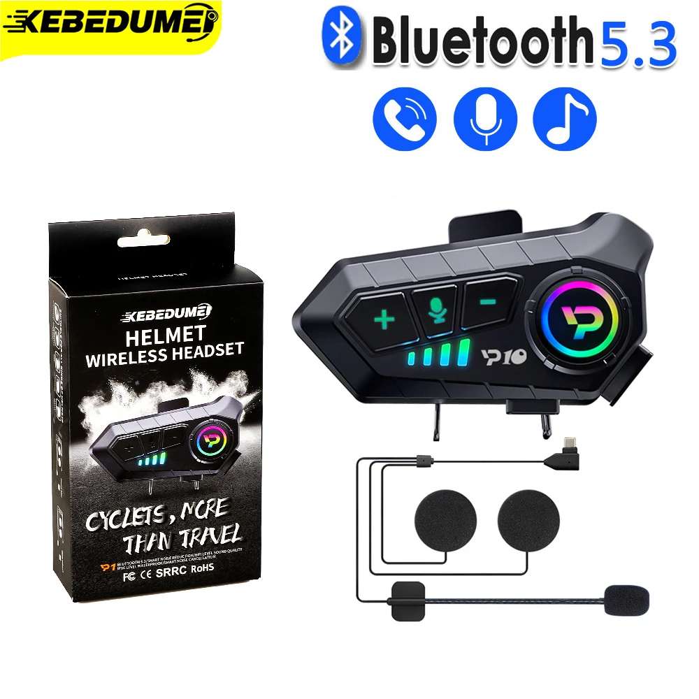 Kebidumei YP10 мотоциклетная гарнитура для шлема, беспроводной Bluetooth, комплект громкой связи, мотоциклетный водонепроницаемый музыкальный плеер, динамик, наушники
Kebidumei YP10 мотоциклетная гарнитура для шлема, беспроводной Bluetooth, комплект громкой связи, мотоциклетный водонепроницаемый музыкальный плеер, динамик, наушники