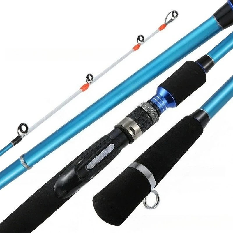 Offshore fishing rod white fruit solid rod slightly conquered the small boat rod 40-60 and cast long shots on the shore.
Offshore fishing rod white fruit solid rod slightly conquered the small boat rod 40-60 and cast long shots on the shore.