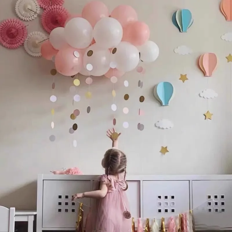 5Pcs Hot Air Balloon Cloud Hanging Decor 3D Ceiling Decorations for Birthday Shower Wedding Holiday Party
5Pcs Hot Air Balloon Cloud Hanging Decor 3D Ceiling Decorations for Birthday Shower Wedding Holiday Party