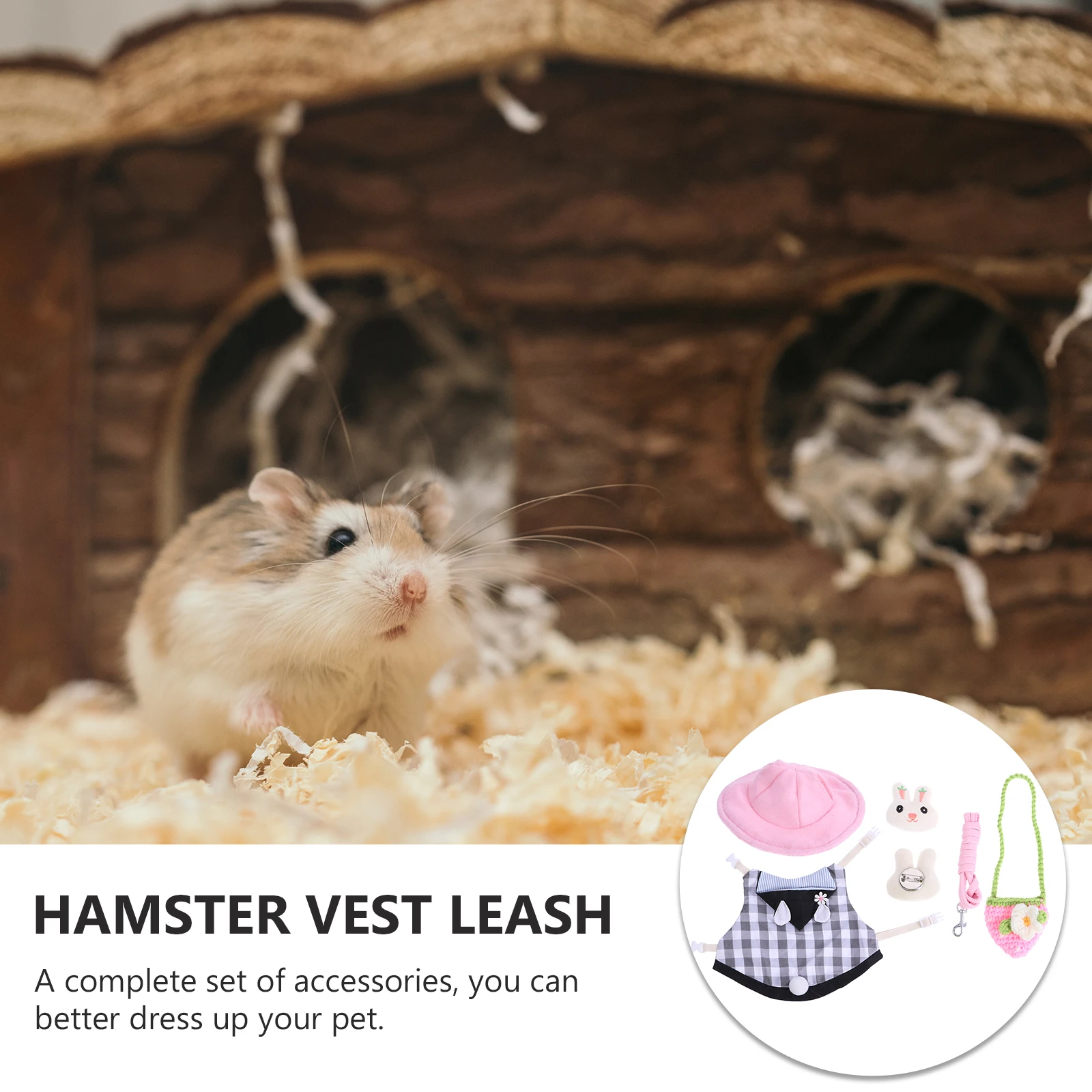 Grooming Pet Vest Traction Rope Set Small Animal Leash Accessories Travel Clothes
Grooming Pet Vest Traction Rope Set Small Animal Leash Accessories Travel Clothes